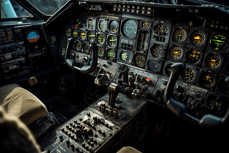 飞行驾驶舱战斗机驾驶舱高清图片