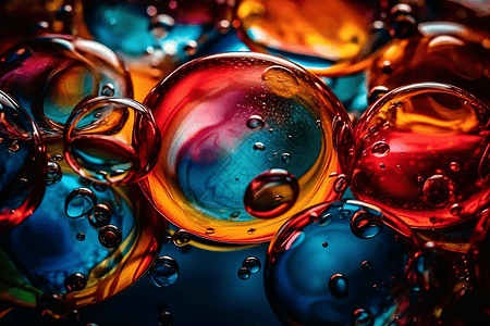 彩色玻璃气流体背景图片