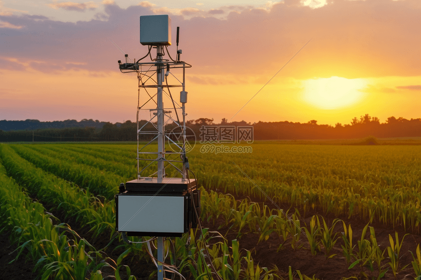 农场中的物联网设备集成图片