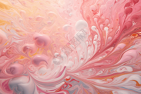 明亮的粉红色水彩抽象设计图片