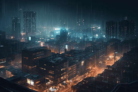 城市的夜色图片