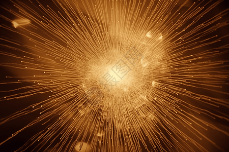 金色粒子爆发光线图片
