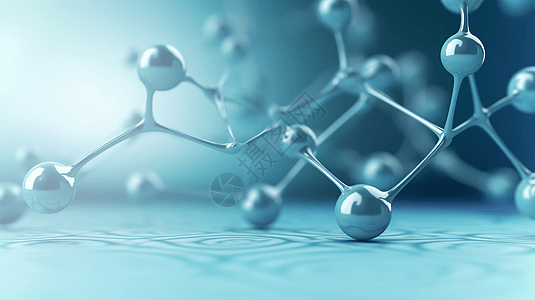 分子结构科技简单的分子结构背景设计图片