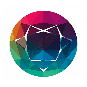 彩色圆形logo图片