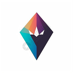 彩色菱形logo图片