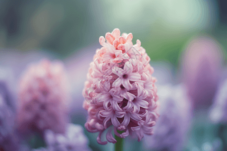 风信子鲜花背景图片