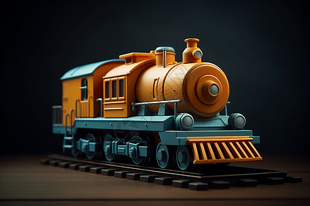 火车的粘土模型图片