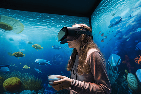 VR视觉海洋VR体验背景