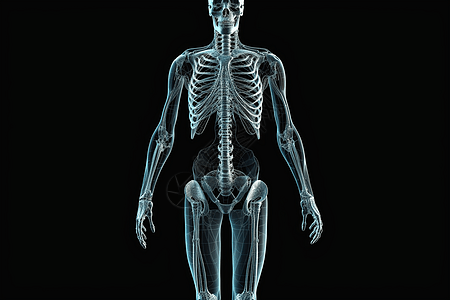 人的身体解剖背景图片