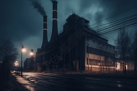 市区燃煤电厂图片