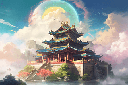 中国的宫殿图片