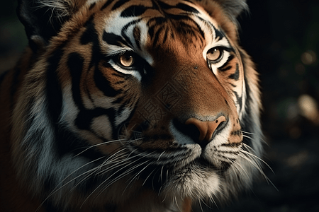 凶猛的大老虎背景图片