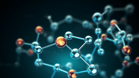分子结构图背景图片