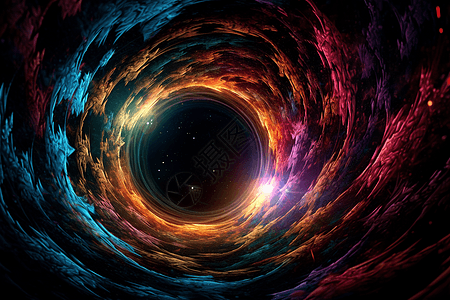太空星域里的黑洞图片