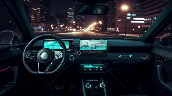 智能汽车的GPS系统图片