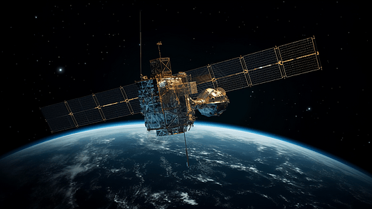 卫星定位系统背景图片