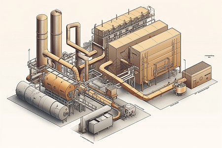 生物质锅炉系统图片