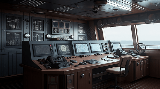 船舶操控室图片