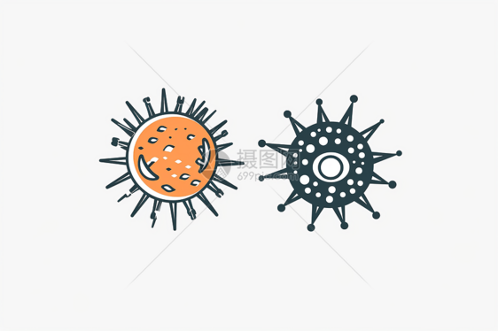 冠状病毒标志图片