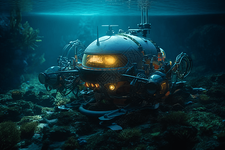 海底机器人图片