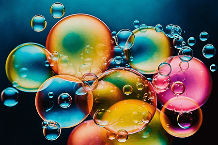 肥皂水泡泡图片