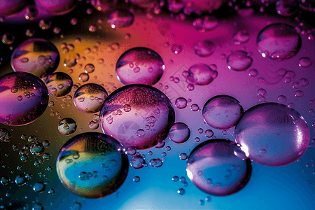 肥皂泡粉色的漂浮泡插画