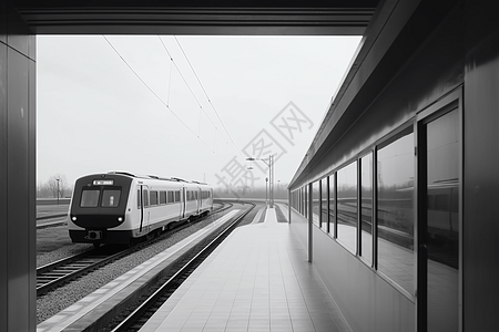 火车进站的照片图片