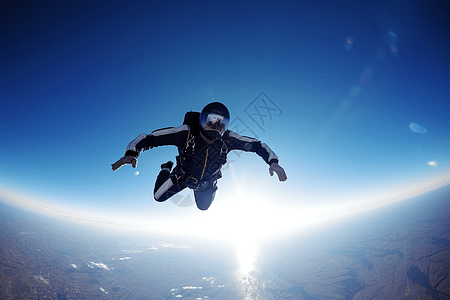 跳伞运动员自由落体图片
