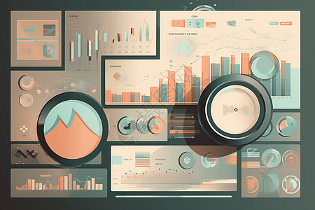 数字营销分析仪表板图片