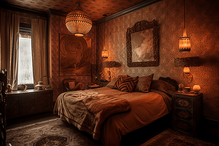 异国风情的卧室图片