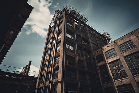 工业建筑工厂的图图片