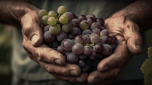 葡萄园葡萄品种图图片