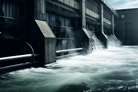 水力能源发电厂图图片