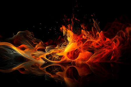 火热的流体图片