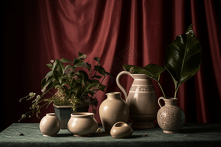 装饰画画植物装饰静物背景