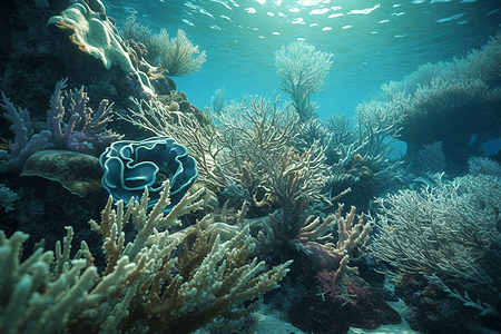 海底的生物图片