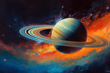 土星宇宙星空图片