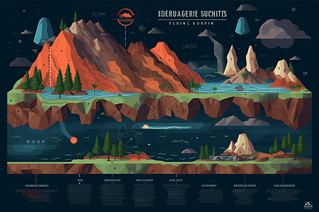 地质结构和气象背景图片