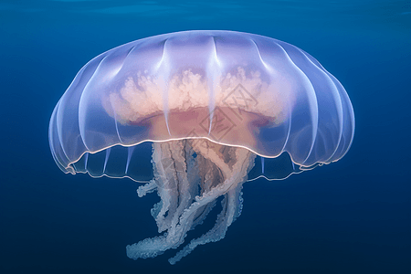 水纹水珠海报海洋果冻鱼背景