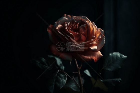 一朵美丽的玫瑰花图片