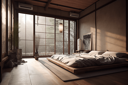 日式卧室设计图片