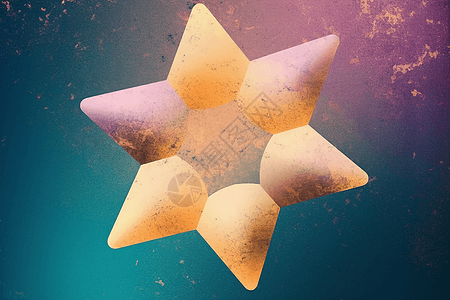 明亮的六角星星图片