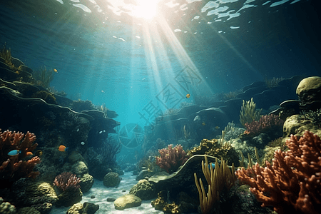 身临其境的AR海底世界图片