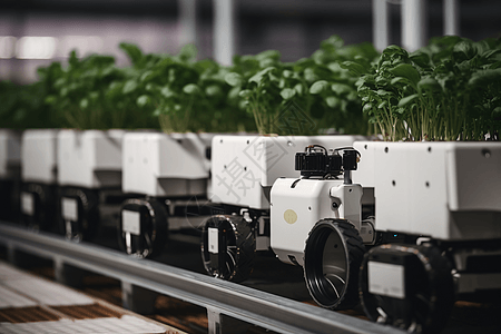农业机器运输植物高清图片