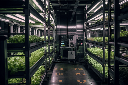 温室垂直农场高清图片