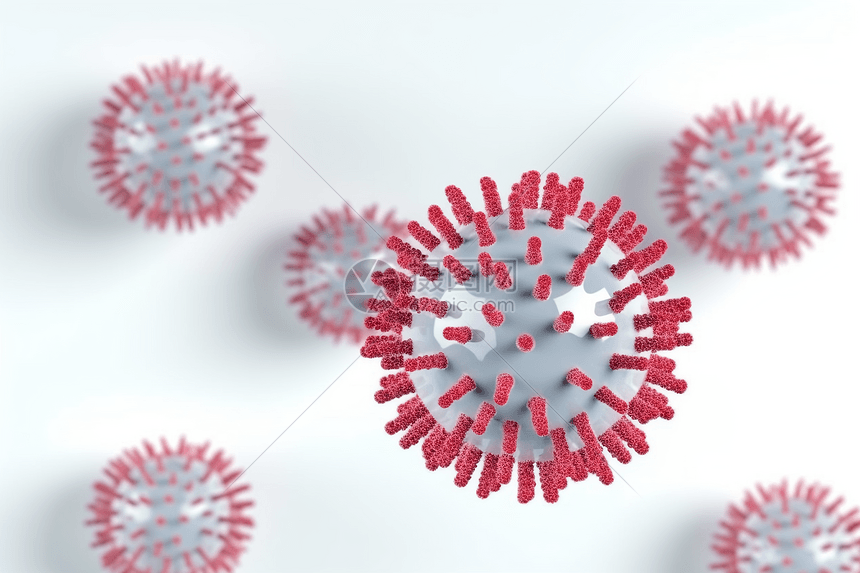 新冠病毒模型图片