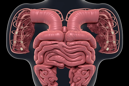 人体内脏与肠图片图片