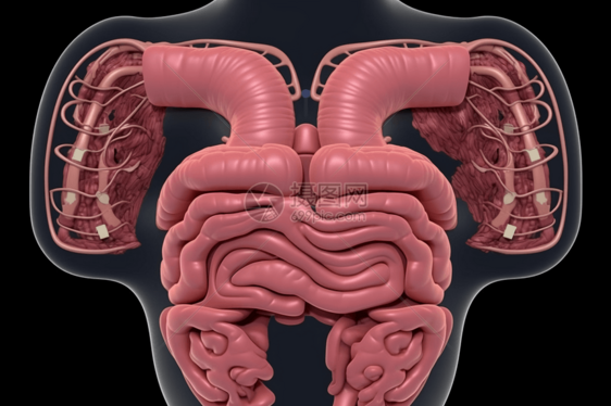 人体内脏与肠图片图片