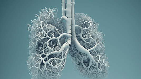 肺部模型图片