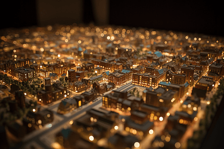 城市的模型图片